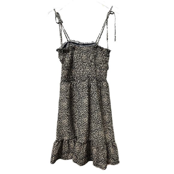 Topshop Cheetah Print Spaghetti Strap Mini Sundress/Petites Size 2 - Picture 3 of 6